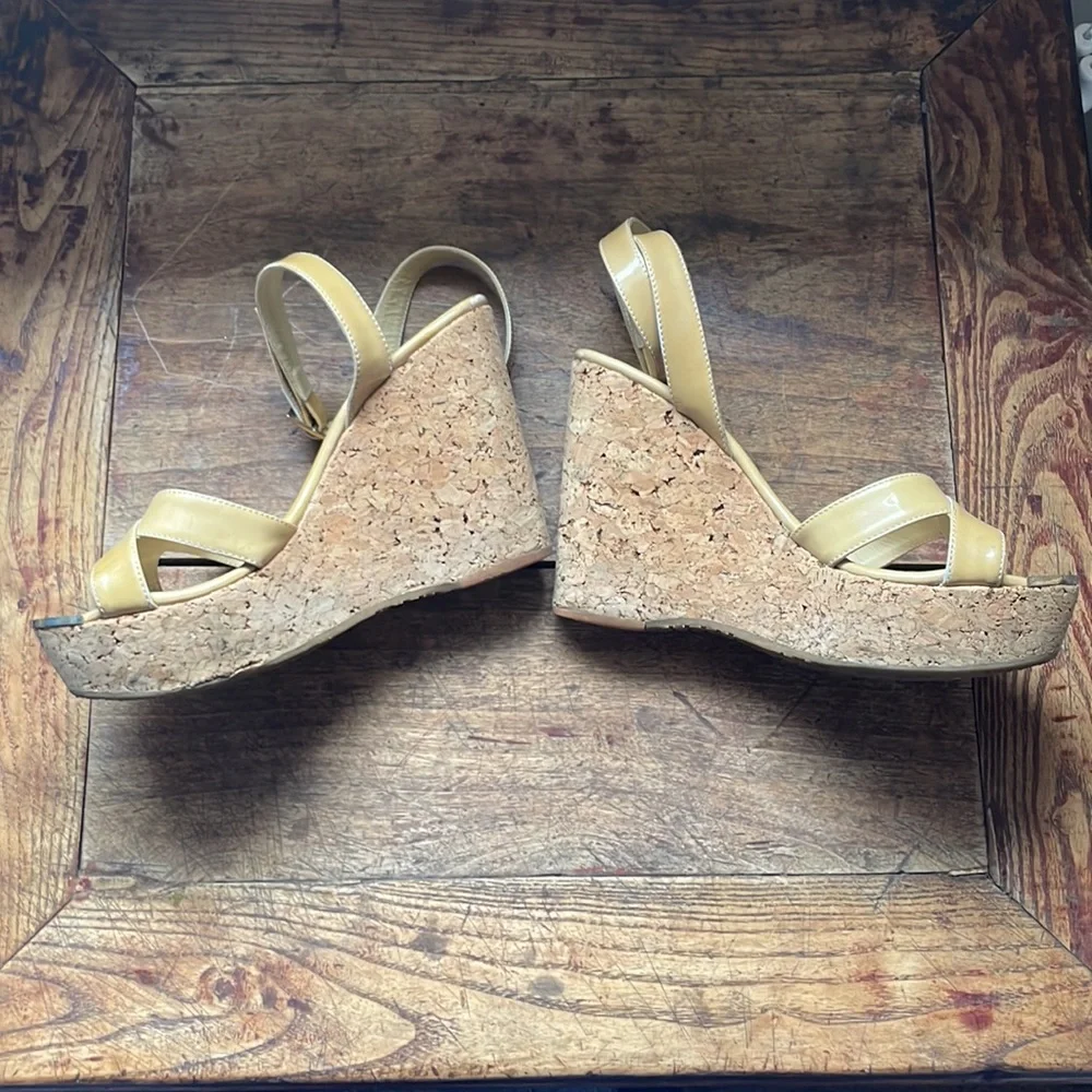 Jimmy Choo Wedges sz 38 1/2 incl orig box and dust bag - Picture 9 of 13